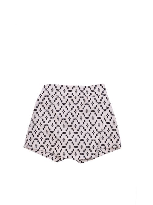 SHORTS CON PANNELLO IN POPELIN ELISABETTA FRANCHI La Mia Bambina | EGBE12 CA271 BE027/D038